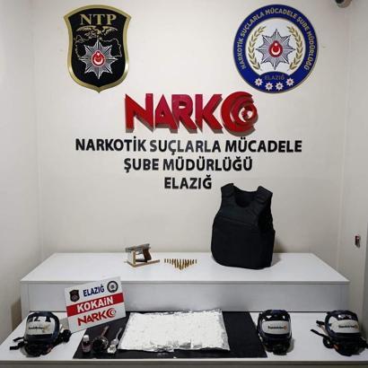 Elazığ’da uyuşturucu operasyonunda 1 tutuklama