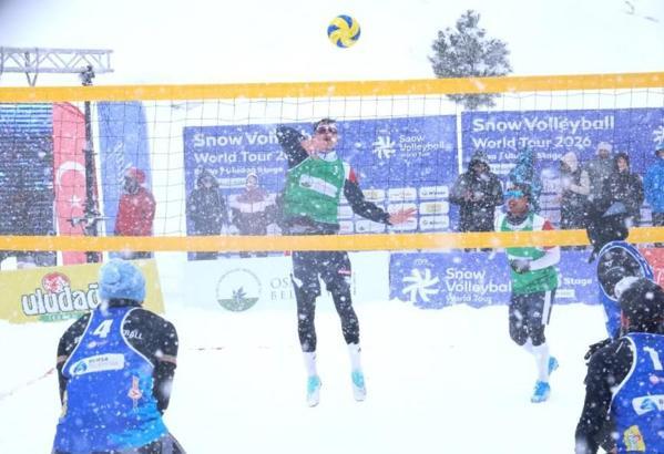 Kar Voleybolu Dünya Turu Uludağ Etabı tamamlandı