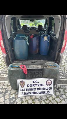 Akaryakıt hırsızı yakalandı