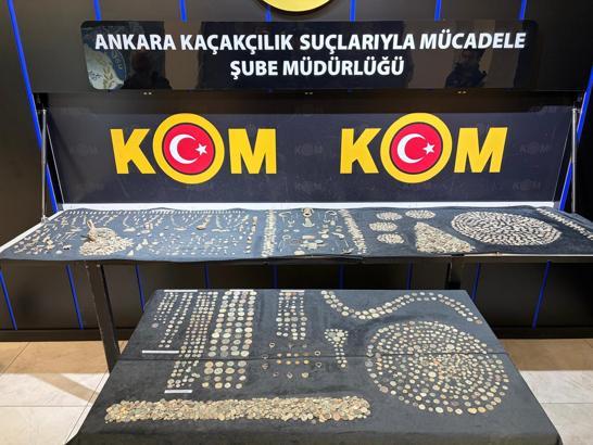 Ankara'da 6 bin 382 tarihi eser ele geçirildi
