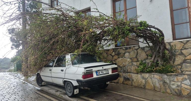 Bodrum’da tam fırtına günlük yaşamı olumsuz etkiledi