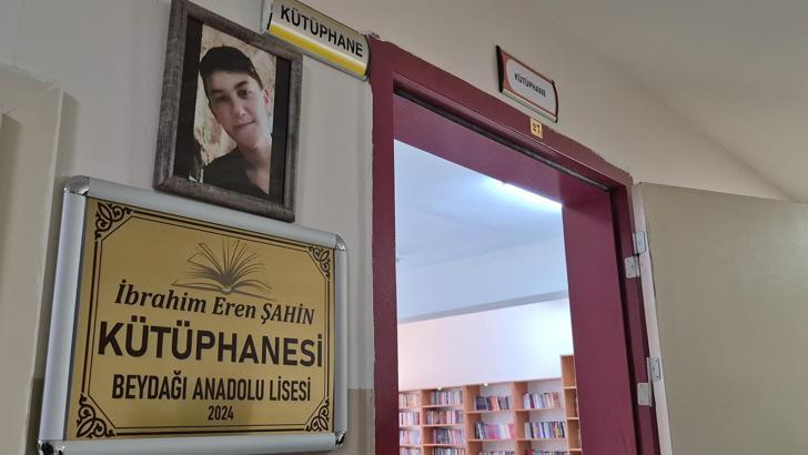 Depremde ölen İbrahim'in ismi, okulundaki kütüphanede yaşatılacak