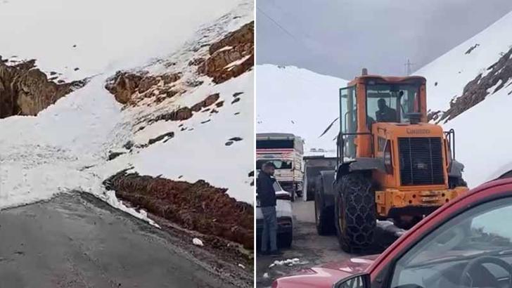 Şırnak’ta çığ düşen kara yolu ulaşıma kapandı