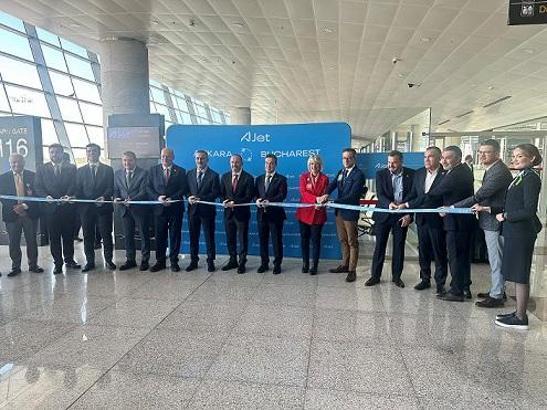 Ankara Esenboğa’dan Bükreş’e direkt uçuşlar başladı