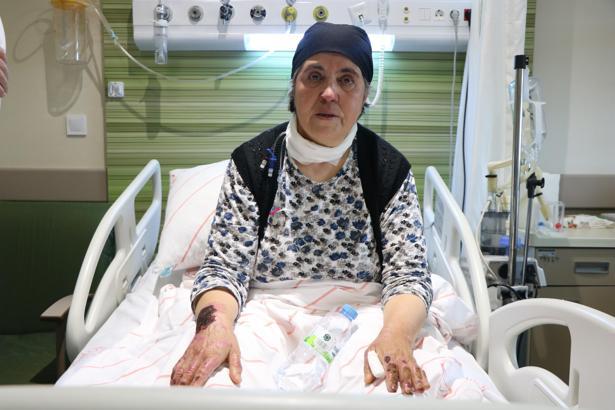 Kızı 'Melek'i yangında kaybedip evsiz kalan anne, hayata tutunmaya çalışıyor