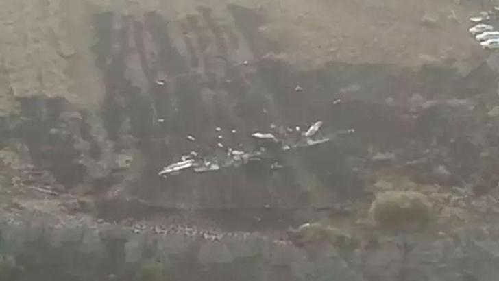 Gürcistan-Azerbaycan sınırında düşen uçakta patlayıcı izine rastlanmadı