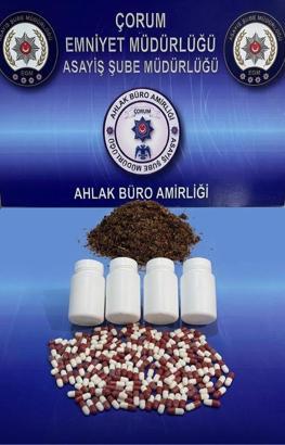 Çorum' da çeşitli suçlardan aranan 4 kişiyi yakaladı