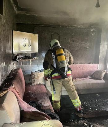 Hatay’da ev yangını korkuttu