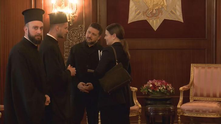 Zelenskiy Fener Rum Ortodoks Patrikhanesi'ni ziyaret ediyor