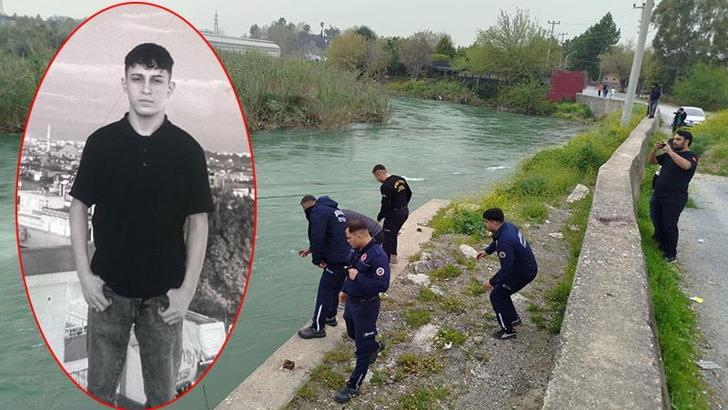 Mersin'de Berdan Çayı'na atlayan genç, suda kayboldu