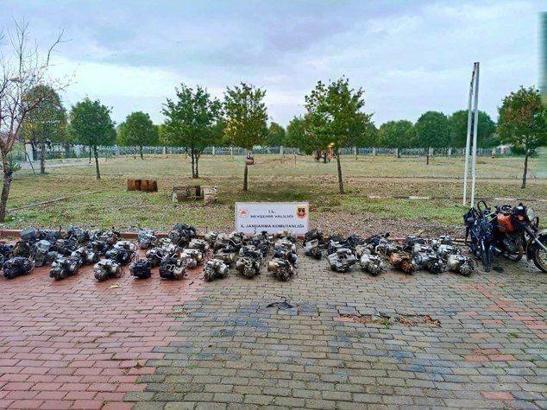 Nevşehir’de motosikletlerin şase numaralarını kazıyan 2 şüpheli yakalandı