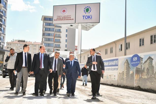 Başkan Büyükkılıç’tan Sahabiye Kentsel Dönüşüm Projesi 2’nci etabına ziyaret