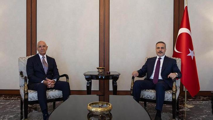 Bakan Fidan, ABD Büyükelçisi Barrack'ı kabul etti