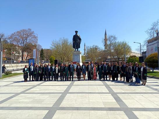 Edirne’de Avukat Günü dolayısıyla tören