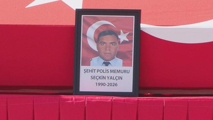 Şehit polis memuru Seçkin Yalçın için İstanbul Emniyet Müdürlüğü’nde tören düzenlendi