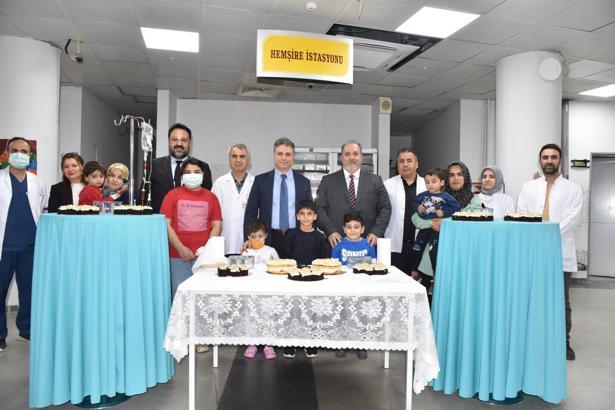 Dicle Üniversitesi Hastanesi’nde çocuk hastalar için moral etkinliği