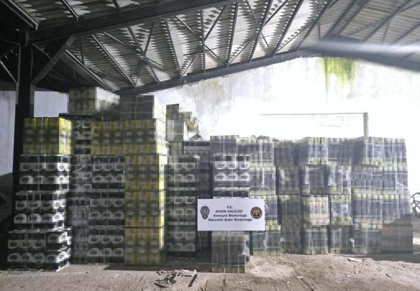 Aydın'da doluma hazır 6 bin litre tağşiş zeytinyağı ele geçirildi