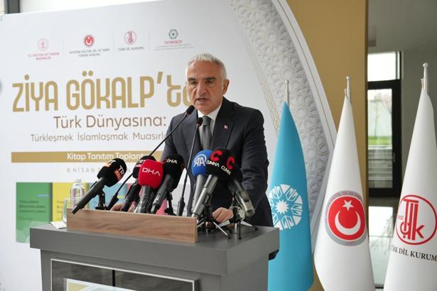 Bakan Ersoy: Gökalp, 5 ayrı lehçede Türk dünyasına rehberlik edecek