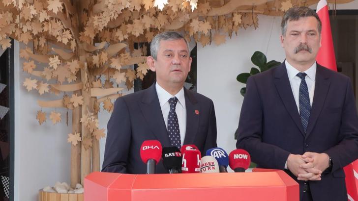 Özgür Özel, TİP Genel Başkanı Erkan Baş ve EMEP Genel Başkanı Seyit Aslan ile görüştü