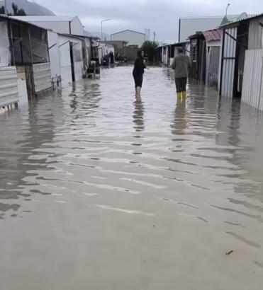 Hatay'da şiddetli yağış; yollar göle döndü, evleri su bastı