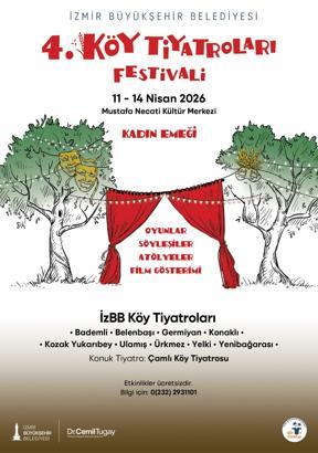 İzmir, Köy Tiyatroları Festivali için gün sayıyor