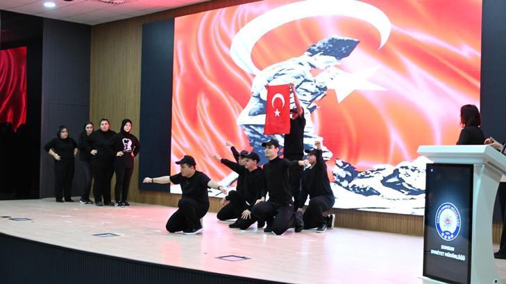 Samsun’da özel öğrencilerden Polis Haftası’nda özel etkinlik