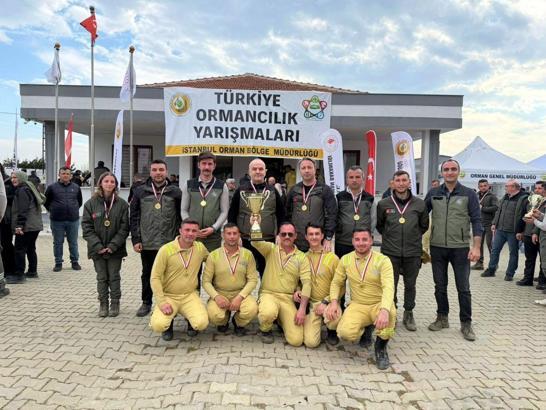Tekirdağ Orman İşletme Müdürlüğü’nden bölge birinciliği