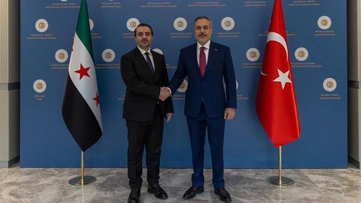 Bakan Fidan, Suriyeli mevkidaşı Şeybani ile bir araya geldi