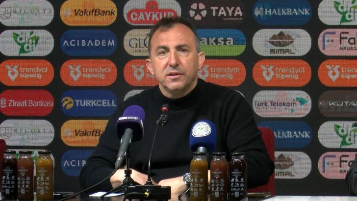 Çaykur Rizespor - Samsunspor maçının ardından