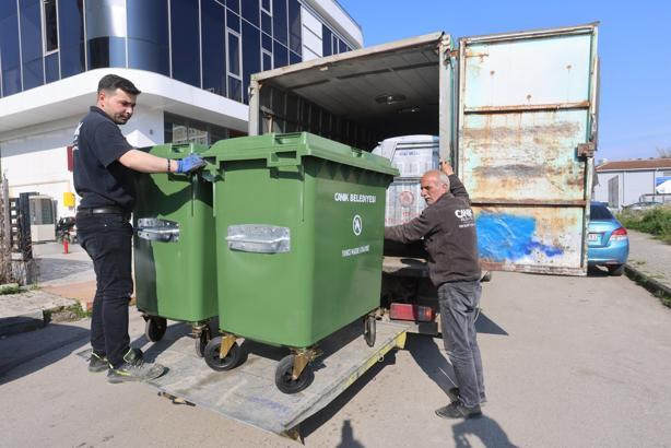 Canik'te yeni atık noktaları oluşturuldu