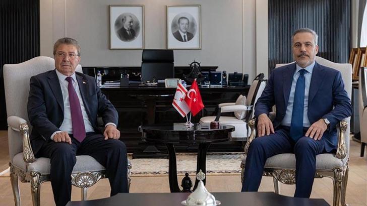Bakan Fidan, KKTC Başbakanı Üstel ile görüştü