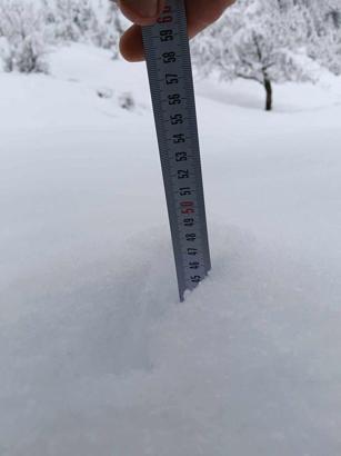 Çorum'da kar yağışı