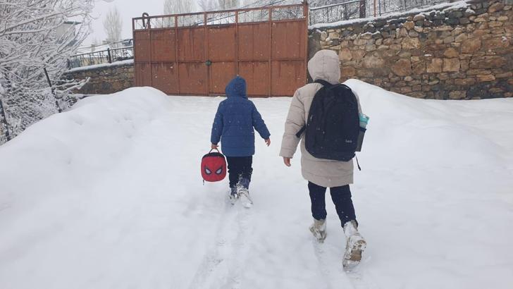 Van'da kar yağışı; 93 yerleşim yeri ulaşıma kapandı