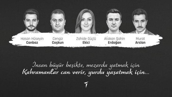 TUSAŞ'tan 'Şehitler Haftası' paylaşımı