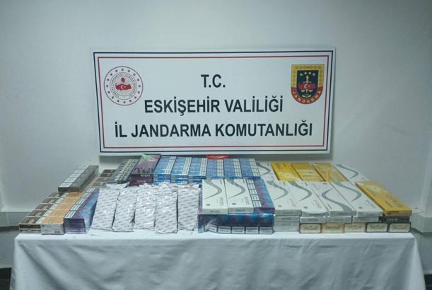 Eskişehir’de 856 paket kaçak sigara ele geçirildi