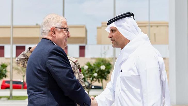 Bakan Güler, Katar Başbakan Yardımcısı ve Savunma Bakanı Al Sani ile bir araya geldi Bakan Güler, Katar Başbakan Yardımcısı ve Savunma Bakanı Al Sani ile bir araya geldi