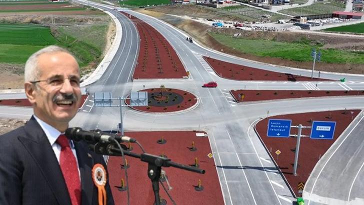 Bakan Uraloğlu: Çorum-Laçin Yolu ve Kırkdilim Tünelleri yarın hizmete açılacak