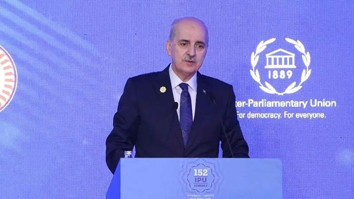 TBMM Başkanı Numan Kurtulmuş Kadın Parlamenterler Forumu'nda konuştu