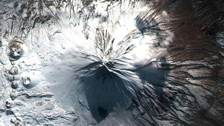 MSB, Ağrı Dağı'nın Göktürk-2B ile çekilen fotoğrafını paylaştı