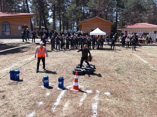 Ormancılar, zorlu parkurlarda kıyasıya yarıştı