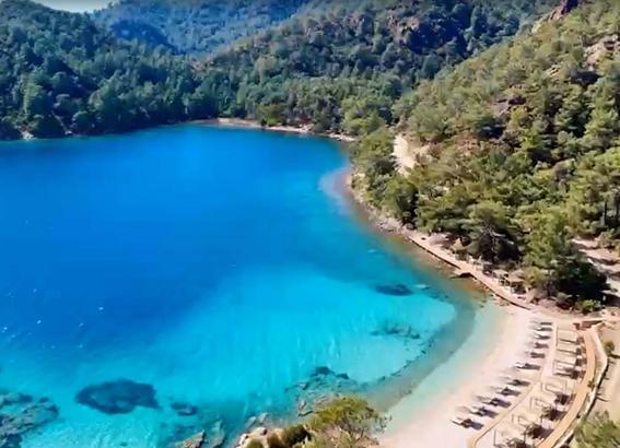 Muğla'da Osmanağa Koyu ve Kumluk Halk Plajı hizmete açılıyor