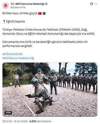 Mehmetçik ve Pakistan askerinden ortak tatbikat