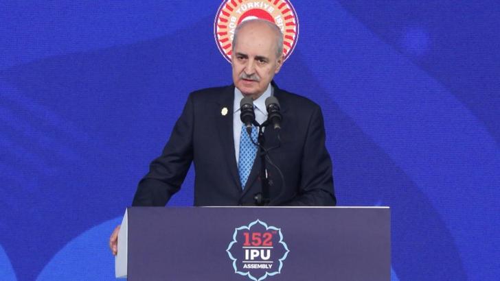 TBMM Başkanı Kurtulmuş: Sivillerin yaşam hakkı üzerinde asla siyasal pazarlıklar yapılamaz