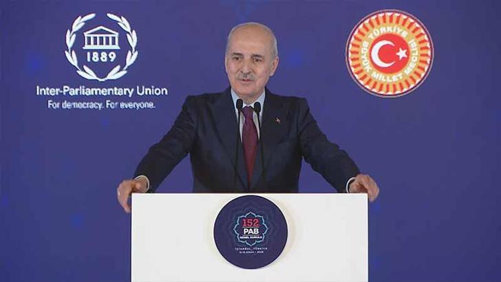 TBMM Başkanı Kurtulmuş: Parlamentolar Arası Birlik Toplantısı tarihi rekorlara şahit olmuştur