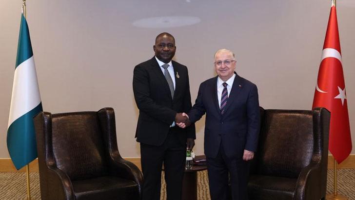 Bakan Güler, Nijeryalı mevkidaşı Musa ile görüştü