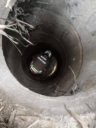 Hatay’da 4 metre derinliğinde kuyuya düşen köpeği itfaiye kurtardı