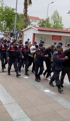 Aydın merkezli 10 ilde 'sahte sertifika' operasyonunda 17 şüpheli adliyede