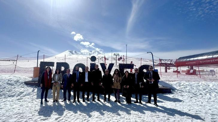 Belçika’nın Ankara Büyükelçisi, Erciyes’i ziyaret etti