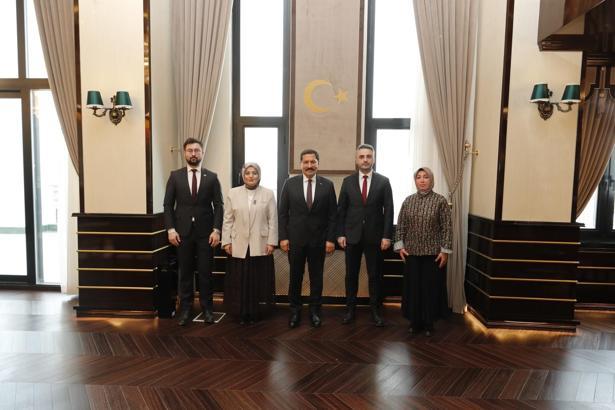 Hatay Valisi Masatlı TÜRGEV heyetini kabul etti