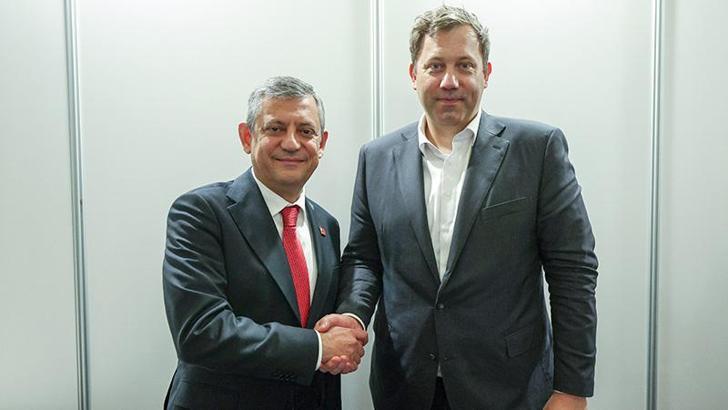 CHP Genel Başkanı Özel, Almanya Başbakan Yardımcısı ve Maliye Bakanı Klingbeil ile görüştü